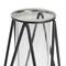 CosmoLiving by Cosmopolitan Set of 2 Black Iron Modern Vase, 13&#x22; x 5&#x22; x 5&#x22;